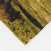 Bison bij Sunrise Fleece Deken (Hoek)