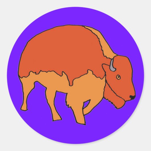 Bison Bison stickers (Voorkant)