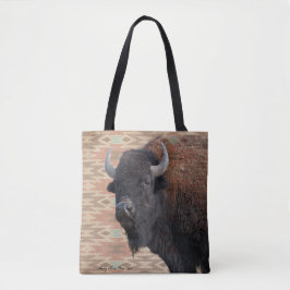 Bison Blanket Canvas tas