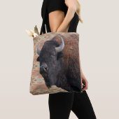 Bison Blanket Canvas tas (Dichtbij)