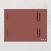 Bison-boekmarkeringen Briefkaart (Achterkant)