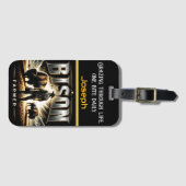 Bison Boerderij verkennen op Sunny Prairie Bagagelabel (Voorkant (horizontaal))