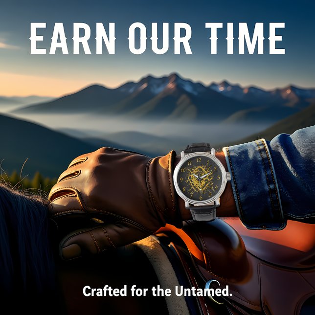 Bison breekt door een muur in een dynamisch displa horloge (Creator heeft geüpload)