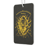 Bison breekt door een muur in een dynamisch displa luchtverfrisser (Links)