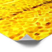 Bison Buffalo American Art Poster (Hoek)