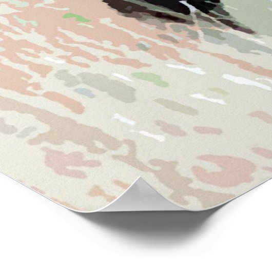 Bison Buffalo American Artwork Poster (Hoek)