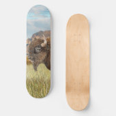 Bison Buffalo Art Persoonlijk Skateboard (Voorkant)
