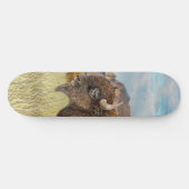 Bison Buffalo Art Persoonlijk Skateboard (Horizontaal)