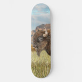Bison Buffalo Art Persoonlijk Skateboard (Voorkant)