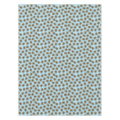 Bison Buffalo Birthday Party Blue Tafelkleed (Voorkant)