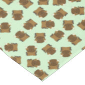 Bison Buffalo Birthday Party Green Tafelkleed (Gekanteld)