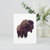 Bison Buffalo  Briefkaart (Staand voorkant)