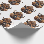 Bison / Buffalo Cadeaupapier (Hoek)