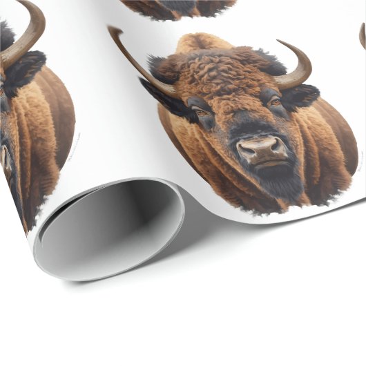 Bison / Buffalo Cadeaupapier (Rol Hoek)