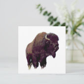 Bison Buffalo Card (Staand voorkant)