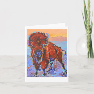 bison buffalo-geelsteen kaart