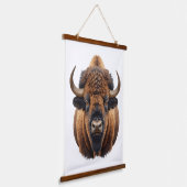 Bison / Buffalo Hangend Wandkleed (Gebogen)