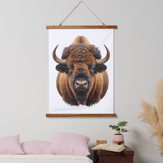 Bison / Buffalo Hangend Wandkleed (Slaapkamer)