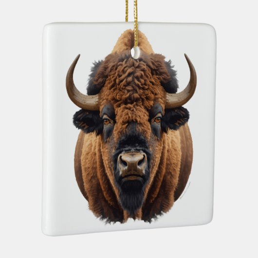 Bison / Buffalo Keramisch Ornament (Rechts)