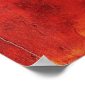 Bison Buffalo Kleurrijke Abstracte Moderne Schilde Poster (Hoek)