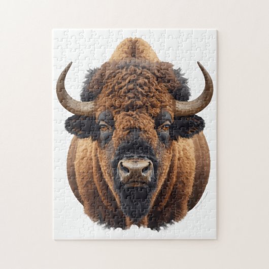 Bison / Buffalo Legpuzzel (Verticaal)