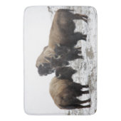 Bison Buffalo Mancave, Cabin Entryway Rug of Mat (Voorkant Verticaal)