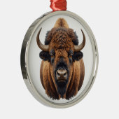 Bison / Buffalo Metalen Ornament (Rechts)