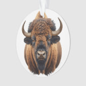Bison / Buffalo Ornament (voorkant)