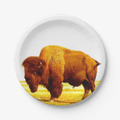 Bison/Buffalo Papieren Bordje (Voorkant)