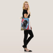 Bison - Buffalo Pop Art Tote Bag (Op model)