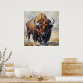 Bison/Buffalo Poster (Keuken)