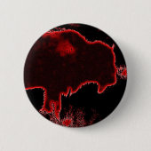 Bison/Buffalo Ronde Button 5,7 Cm (Voorkant)