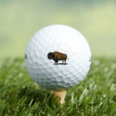 bison-buffelillustratie golfballen (Insitu Shirt)