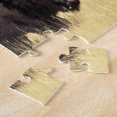 Bison Bull beroemd gemaakt door Yellowstone Nation Legpuzzel (Zijkant)