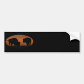 bison bumpersticker (Voorkant)