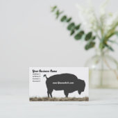 Bison Business Visitekaartje (Staand voorkant)