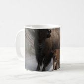 Bison Calf Roadblock Koffiemok (Voorkant links)