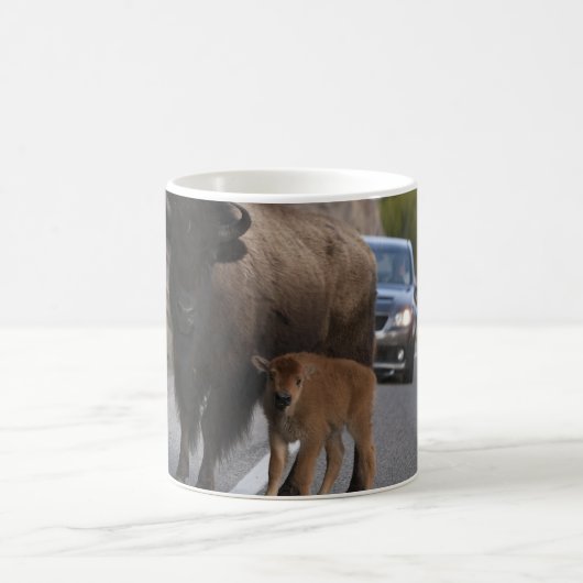 Bison Calf Roadblock Koffiemok (Center)