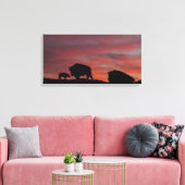 Bison Canvas Afdruk (Insitu (Woonkamer))