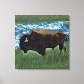 Bison Canvas Afdruk (Voorkant)
