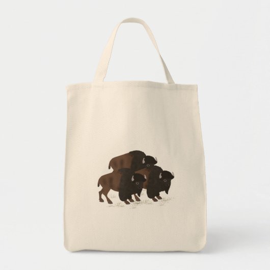 Bison Canvas tas (Voorkant)