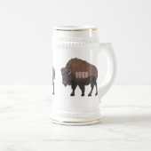 Bison cartoon afbeelding bierpul (Voorkant rechts)