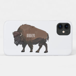 Bison cartoon afbeelding Case-Mate iPhone case