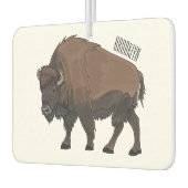 Bison cartoon afbeelding luchtverfrisser (Links)