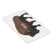 Bison cartoon afbeelding magneet (Rechterzijde)