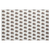 Bison cartoon afbeelding stof (Fat Quarter)