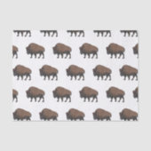 Bison cartoon afbeelding tissuepapier (Voorkant)