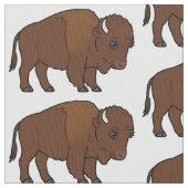 Bison Cartoon Stof (Close Up)