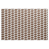 Bison Cartoon Stof (Yard (91,4 cm))