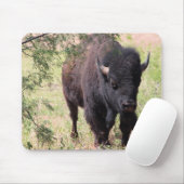 Bison Close Up Muismat (Met muis)
